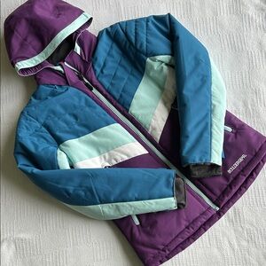 Girls Boulder Gear Blue and Purple ski Jacket size XL